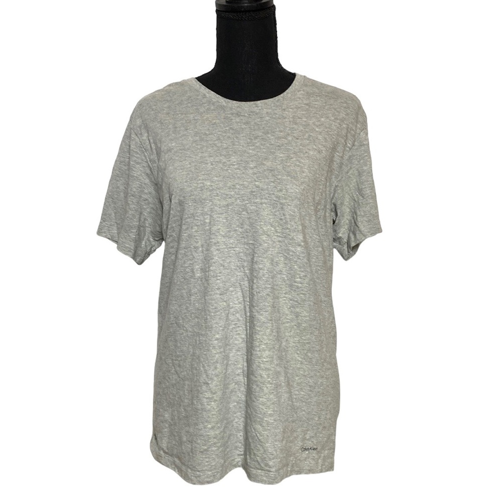 Grey Casual Crew Neck T-Shirt M